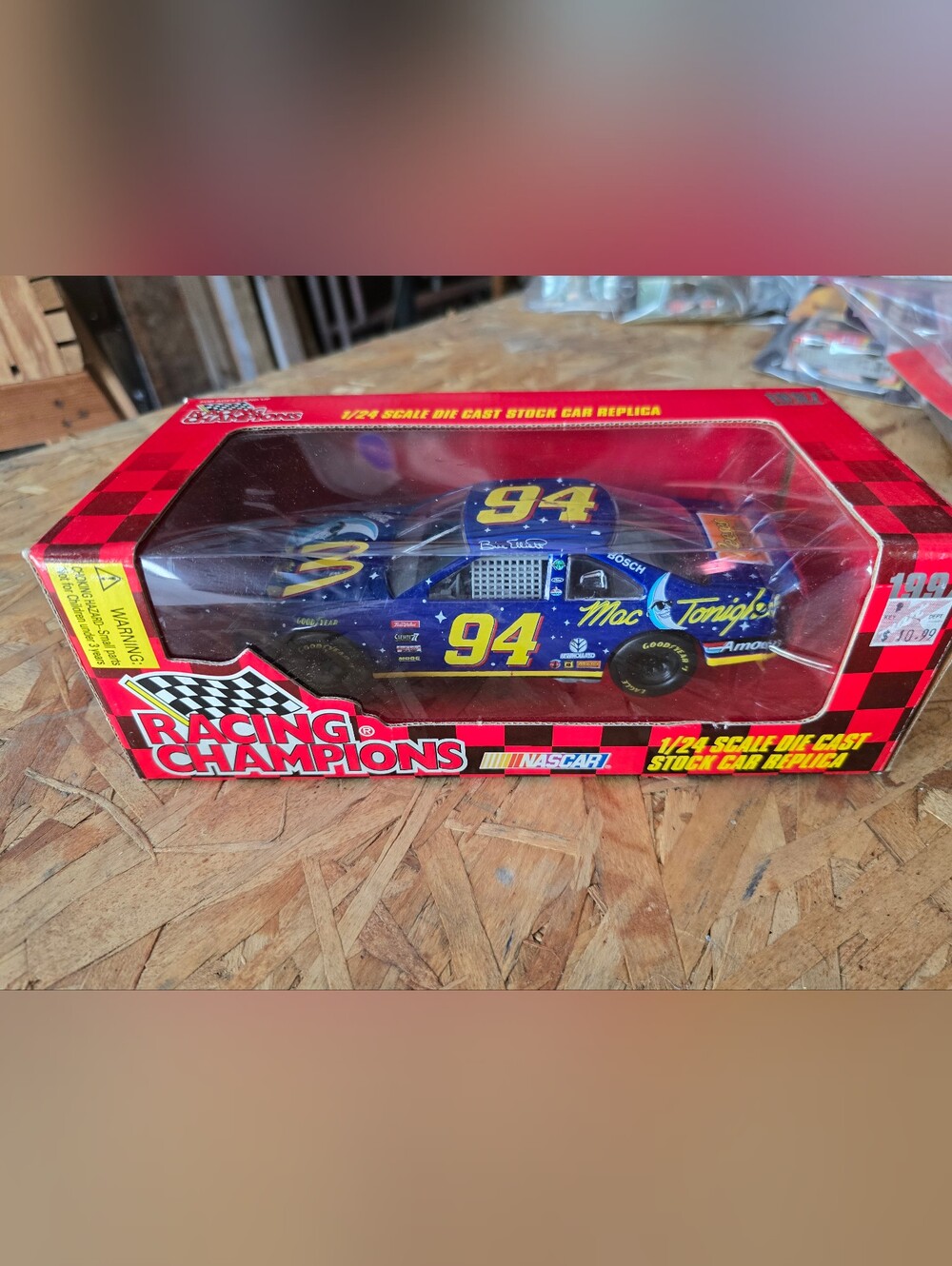 NASCAR No. 94 Mac Tonight Blue Die-Cast Stock Car